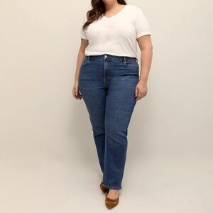 JMS Classic Fit Midrise Blue Jeans Size 20 W